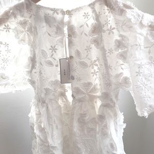 tartine et chocolat dress, Floral scallop dress.